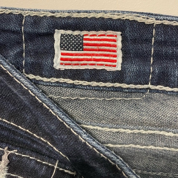 True Religion Joey Low Rise Bootcut Dark Blue Jeans, Women’s Size 32, 32 Inseam - Picture 10 of 14